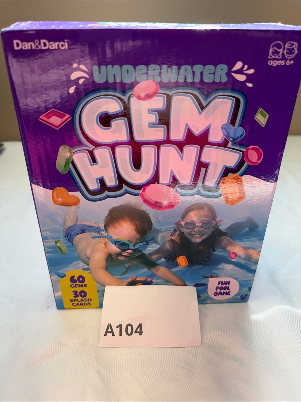 Underwater Gem Hunt Pool Game - Purple